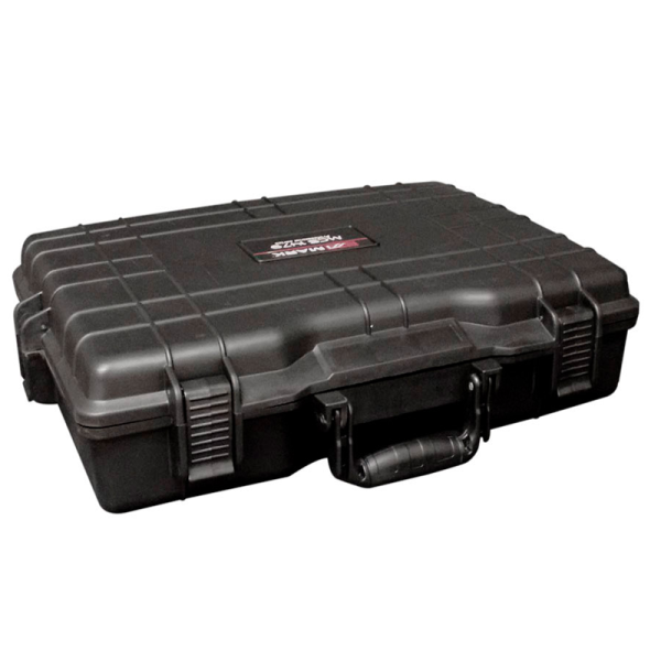 Valija ABS negro. Espuma interior. IP 67. Interior MCS1479  MARK