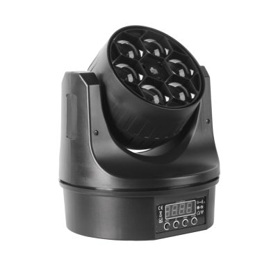Cabeza móvil  LED RGBW 7x15w + laser rojo y verde. WEINAS ML615