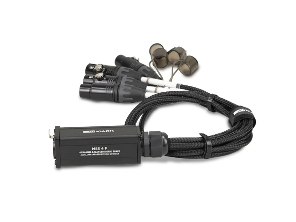 Splitter aéreo de 4 canales para cable CAT. 4x XLR3 hembra. MARK MSS 4F