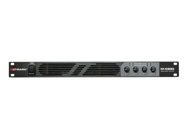 Amplificador profesional de audio. 4 x 400 W @ 4 Ohm. MARK M4300