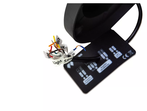 Array de dispersión uniforme, parlante exterior con led 10W (8 Ohm/línea 70/100V). IP65. WORK AL 1003 F