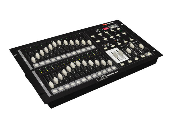 Controlador DMX para teatro. 24 canales. 96 programas. MIDI. MARK SCENE 24 MKII