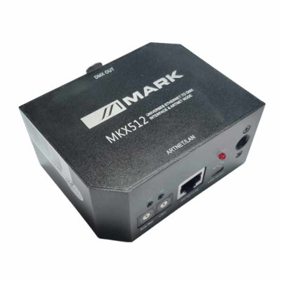 Conversor interfaz Artnet a DMX. 1 universo. MARK MKX 512