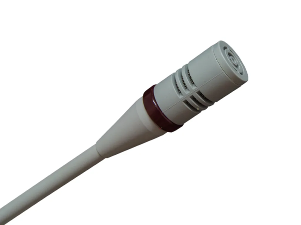 Micrófono de condensador con base. Pulsador de activación con tonos de aviso. WORK DM 1N