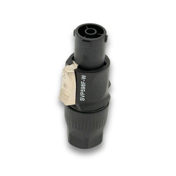 Conector alimentación PowerCON TRUE hembra. SVP598F-W