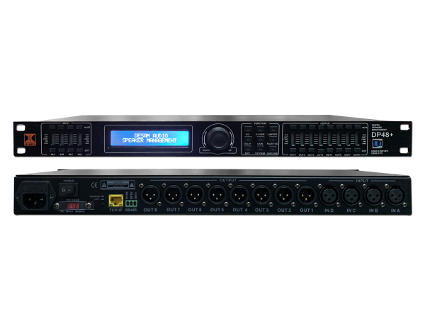 Procesador de audio 4×8 in/out, DB Mark DP48+