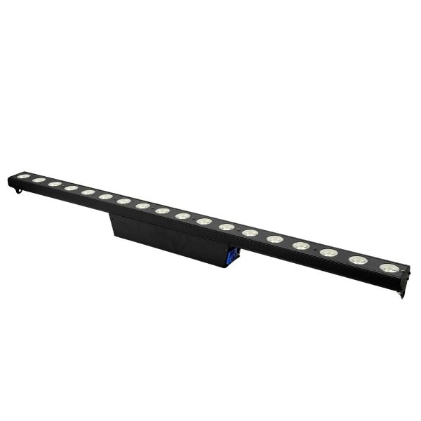 Barra LED RGBW, DMX, 18x8W Pixel, x8 + flight case. LPS P1810