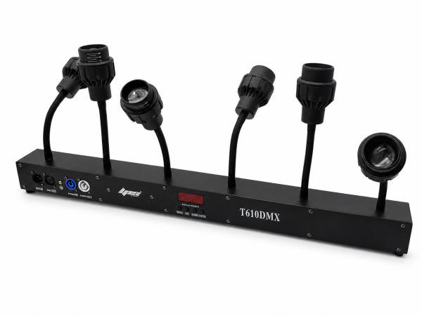 Barra LED, blanco cálido,pin wash, zoom regulable. LPS T610 DMX.