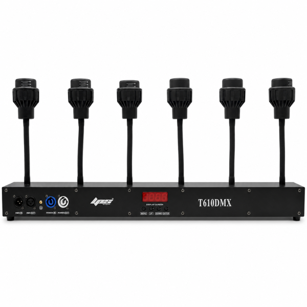 Barra LED, blanco cálido,pin wash, zoom regulable. LPS T610 DMX.