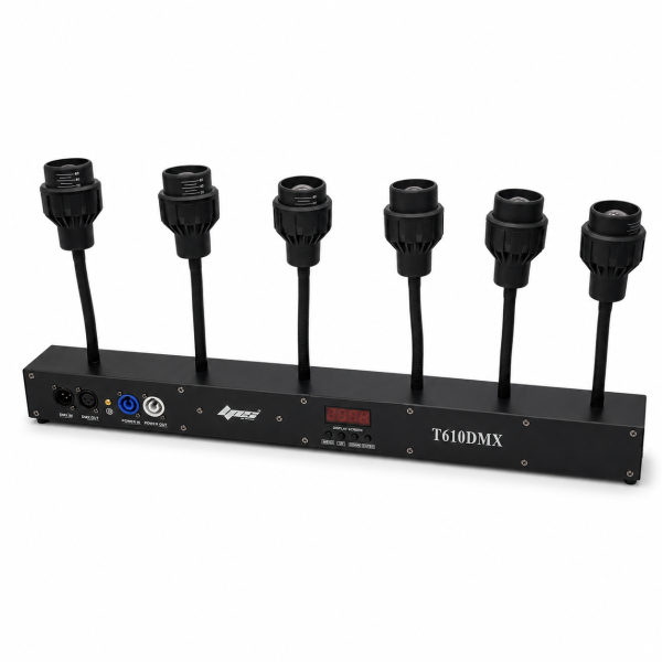 Barra LED, blanco cálido,pin wash, zoom regulable. LPS T610 DMX.