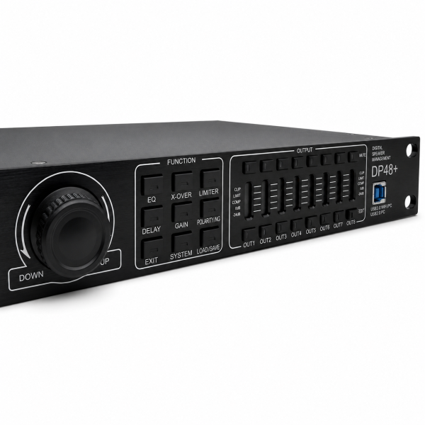 Procesador de audio 4 in – 8 out. DBMARK DP48+