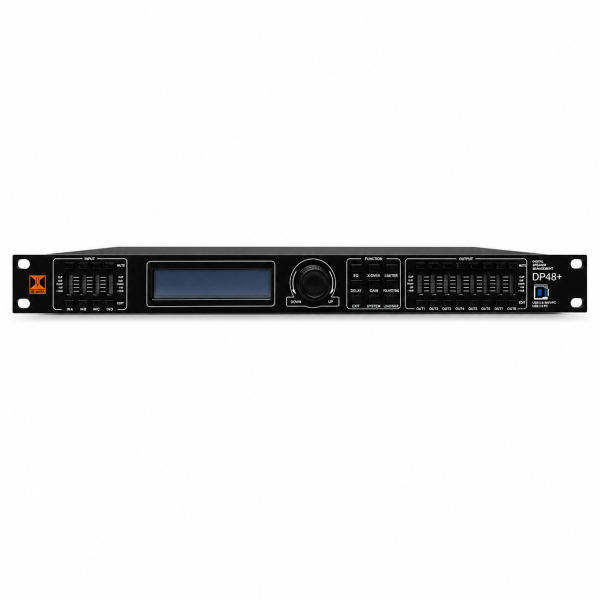 Procesador de audio 4 in – 8 out. DBMARK DP48+