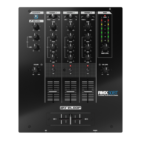 Mixer profesional para DJ, 3ch, BT. RELOOP RMX 30 BT