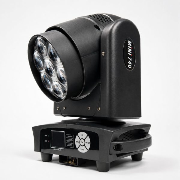 Cabeza movil Wash, LED 7x40w BeeEye RGBW. LPS Mini 740