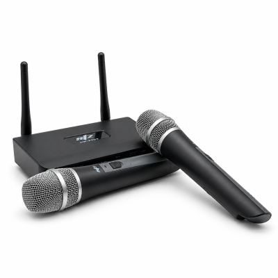 Micrófono inalambrico doble, UHF. STZ GW2002